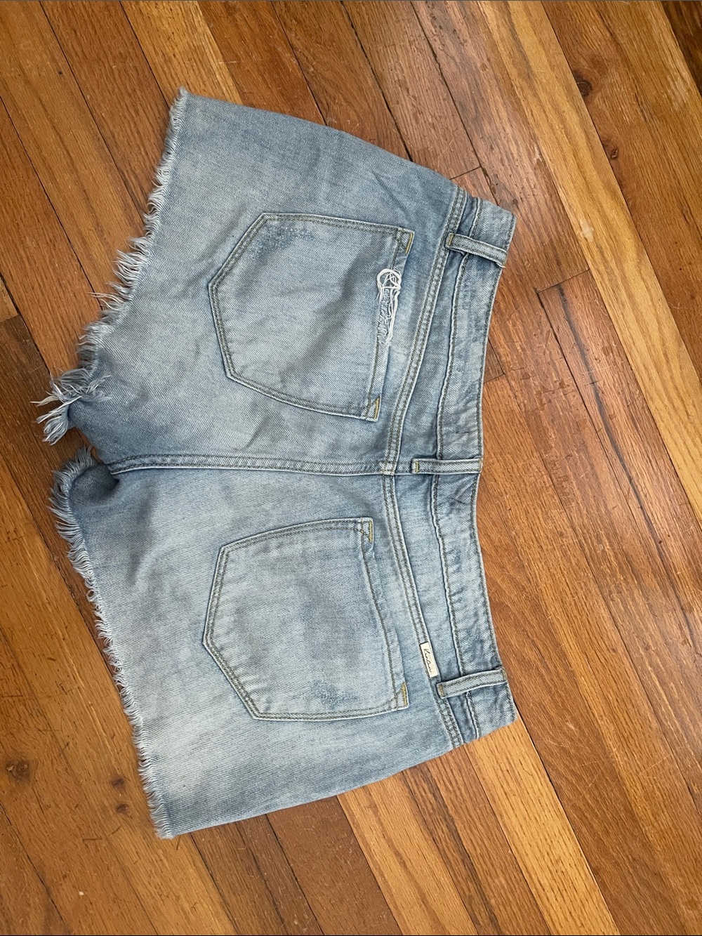 Kan Can Distressed Denim Shorts 13/30 - Picture 3 of 3
